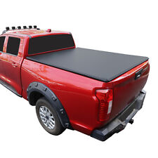 Roll Up 5.8ft Bed Tonneau Cover For 2014-2019 Chevy Silverado Gmc Sierra 1500