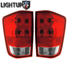 Left Right Sides Pair Rear Brake Tail Lights For 2004-2015 Nissan Titan