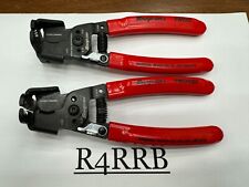 Snap-on Tools New 2 Piece Inline 90 Angle Wire Stripper Cutter Plier Lot Set