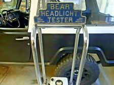 Very Cool 1940s Bear Headlight Alignment Machine Shop Display Etc.  