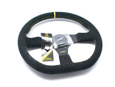 Luisi Italy Racing Stealth Corsa Steering Wheel Black Suede 355mm 14.00 Inch