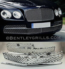 Bentley Flying Spur Oem Full Chrome Lower Grills 2013-2017