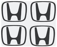4 Car Logo Decal Wheel Center Caps Sticker For Honda Accord Civic Crv Vtec Si