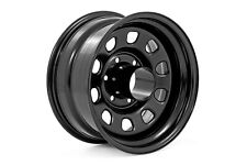Rough Country Steel Wheel Black 16x8 5x5.5 4.25 Bore -12 Rc51-6885