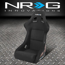 Nrg Innovations Rsc-302cf-rd Fixed Position Carbon Fiber Back Racing Bucket Seat