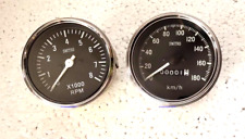 Smiths Replica Speedometer 0-180 Kmh And 0-8000 Rpm Electronics Electric 85mm Bc