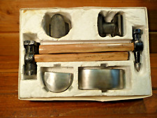 Auto Bodywork Tools Sheet Metal Working 7pc Lot 3 Hammers 4 Hand Dollies Dolly