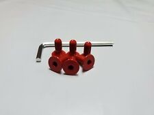 Red Steering Wheel Hardware 6 Replacement Screws Bolts For Nardi Personal Momo