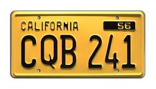 Christine 1958 Plymouth Fury Cqb 241 Stamped Replica Prop License Plate