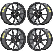 Exchange 19x9 19x10 Cadillac Cts-v Coupe Satin Black Wheels Factory 4647 4677