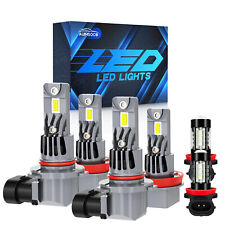 For Honda Odyssey 2011-2019 2020 2021 Combo Led Headlight Fog Light Bulbs Kit
