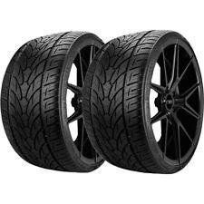 Qty 2 29530zr22 Lionhart Lh-ten 103w Xl Black Wall Tires