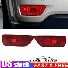 For Jeep Compass Grand Cherokee Dodge Journey Red Reflector Rear Fog Lamp Cover