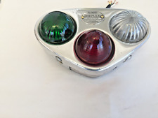 Vintage Directional Signal 3 Beehive Lenses Alumino Triplex Tail Light