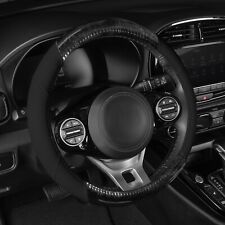 Burl Wood Grain Steering Wheel Cover Auto Accessory Carmodgear -customize Decor