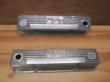 Mickey Thompson Valve Covers Small Block Chevy 327 Finned Aluminum Vintage Mt
