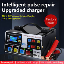 400a Smart Battery Charger 12v24v Automatic Pulse Repair Car Battery Charger