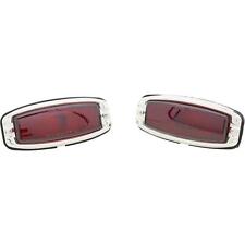 Glass Tail Light Assembly Pair Fits 1941-1948 Chevy Passenger Car