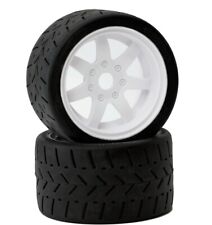 Powerhobby 18 Gripper 54100 Belted Mounted Tires 17mm White Wheels