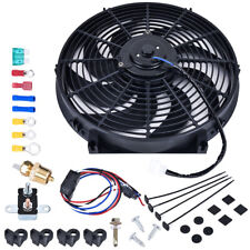 14 Electric Radiator Fan High 3000cfm Thermostat Wiring Switch Relay Kit Black