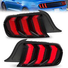 For Ford Mustang 2015-20 Tail Lights Sequential Turn Signal Led Leftright Side