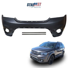 Front Bumper Cover Fit For 2011-2018 Dodge Journey Sport W Fog Lamp Holes New