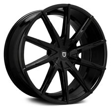 Lexani Css-15 Covered Lugs Gloss Black 20x9 25 5x120 Wheels Set Of Rims