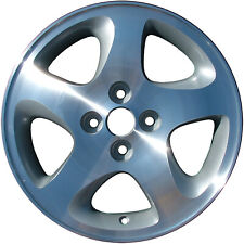 Used 15x6 Painted Medium Sparkle Silver Wheel Fits 1999-2003 Mazda Protege