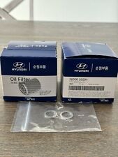 Genuine Oil Filter 2pcs For Hyundai Kia 26300-35504