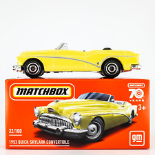 2023 Matchbox Power Grabs 32 1953 Buick Skylark Convertible Osage Yellow Fsb