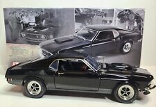 1969 Ford Mustang Boss 429 Black Acme 1801859 Le Nib 118 Scale