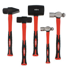 Bisupply 5 Piece Hammer Set Mechanic Tool Kit - Nail Hammer Shop Automotive Set