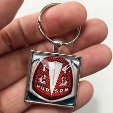 Antique 1950s Hudson Hood Ornament Emblem Badge Hornet Logo Keychain