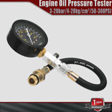 Engine Compression Tester Testing Gauge Gage Check Test Tool Kit 50-300 Psi