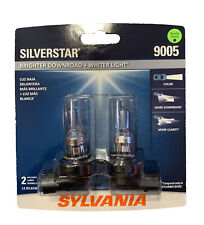 Sylvania Silverstar 9005 Pair Set High Performance Headlight 2 Bulbs New