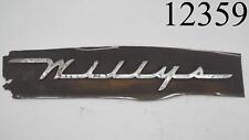1951 1955 Willys Aero Lark Right Passenger Fender Script Trim Emblem 51 52 53 54