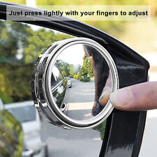 1pair 360 Rotating Car Blind Spot Rear View Mirror Wide Angle Round Mirror