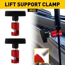 2x Red Engine Hood Lift Rod Support Clamp Prop Shock Strut Stopper Retainer Tool