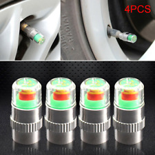 4pcs Car Auto Tire Tyre Air Pressure Valve Stem Caps Sensor Indicator Alert Us
