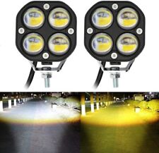 Led Dual Color Amberwhite Pods Fog Lights 2pcs 3inch Driving Lamp For Offroad