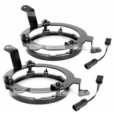 2x 7 Led Headlight Mounting Bracket Ring With Adapter For Jeep Wrangler Jl 2019