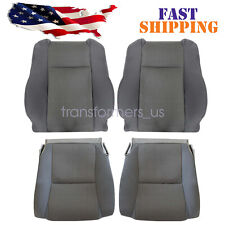 For 2009-2015 Toyota Tacoma Driver Passenger Bottom Top Cloth Seat Cover