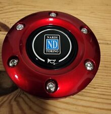 Red Nardi Horn With Hub And Hardware Nardi Personal Genuine Nos Jdm Button Dual