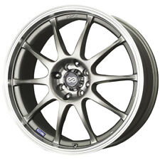 Enkei J10 17x7 5x1005x114.3 Offset 38 Silver With Machined Lip Quantity Of 4