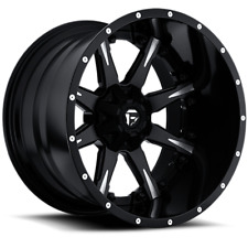 2 New Matte Black Machined Fuel Wheels Nutz D541 20x10 5-114.30127 111970