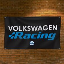Volkswagen Racing 3x5 Ft Banner Vw Jetta Golf Gt Car Man Cave Wall Decor Sign