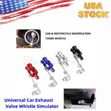 Universal Car Turbo Sound Whistle Exhaust Tailpipe Blow Off Valve Bov Aluminum