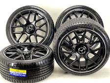 19 Black Satin Wheels Rims Tires Fit Mercedes Benz E S C S Style Amg S63 5x112
