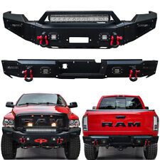 Vijay For 2002-2005 Dodge Ram 1500 Steel Front Or Rear Bumper With D-rings 