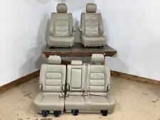 03-07 Lexus Lx470 1st 2nd Row Leather Seat Set Ivory Lg00 See Notes